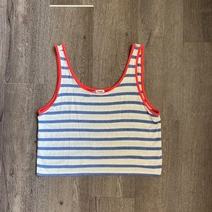 Garage cropped tank top